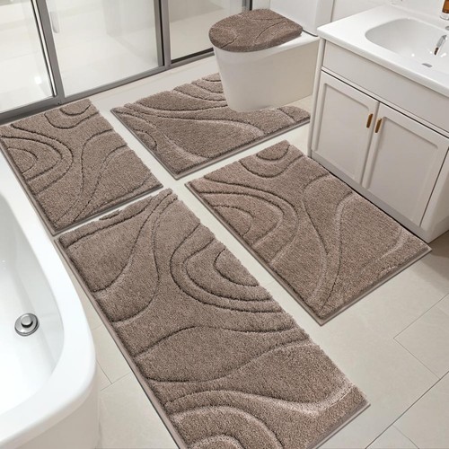 Hebe bathroom rugs sets - hebe,