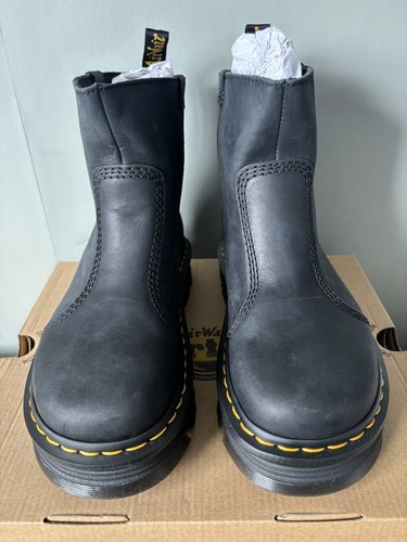 Martens black zebzag - dr.,