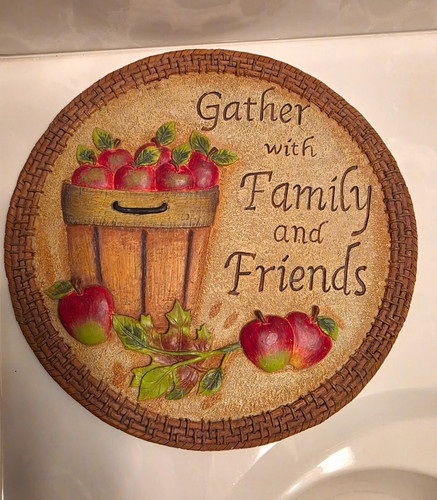 Autumn rustic wall plaque - rustic,