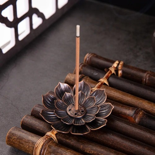 Wooden incense stick holder - wooden,