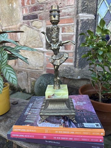 Vintage brass lamp - vintage,