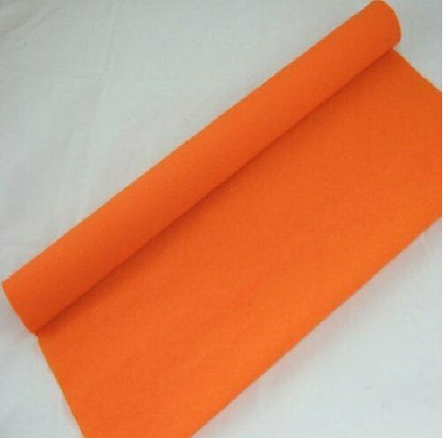 Orange crepe paper roll - paper,
