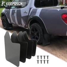 For Fiat Fullback Pickup Matte 4PCS Mud Flaps Splash Guards Mudguards Mudflaps
