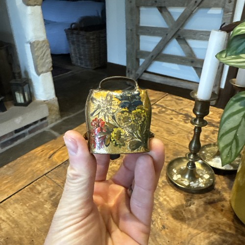 Vintage cow goat bell - goat, brass
