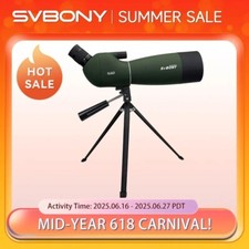 SVBONY 25-75x70 Telescope Spotting Scope Powerful Zoom Monocular FMC BAK4 Waterp