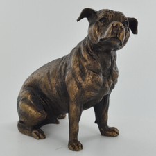 Staffordshire Bull Terrier Figurine Statue Sculpture Ornament Staffie Dog NEW