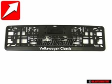 VW Classic Parts License Plate