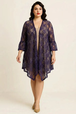 Joanna Hope Purple Lace Bolero
