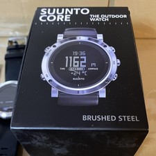 SUUNTO Core The Outdoor Watch BRUSHED STEEL w/Box