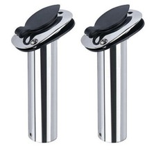 2 Pcs Stainless Steel Fishing Rod Holder Fit For Kayak Boat Or Yacht.