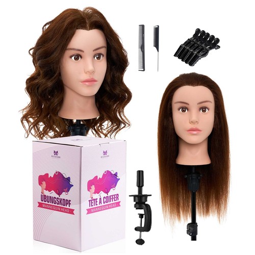 Training head 100 human hair - training,