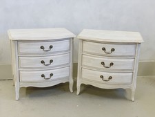 2 x French Three Drawer