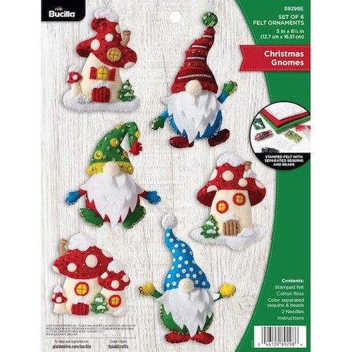 Bucilla felt ornaments - bucilla,