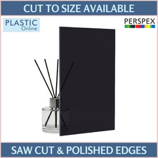 Tinted Black Acrylic Sheets | Cut To Size Perspex Plastic Panels | Neutral 923