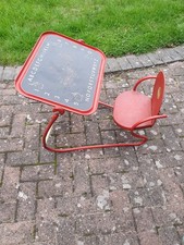 Red vintage Childs MOBO DESK