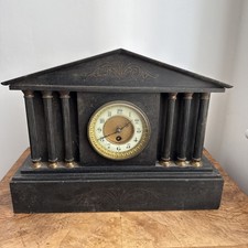 Antique Slate Mantle Clock