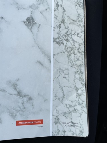 Carrera marble effect - carrera, kitchen