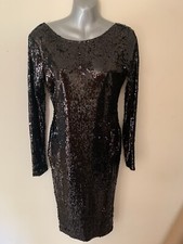 Boutique Nora Sequin Open Back MIDI Dress Size 10. New With Tag