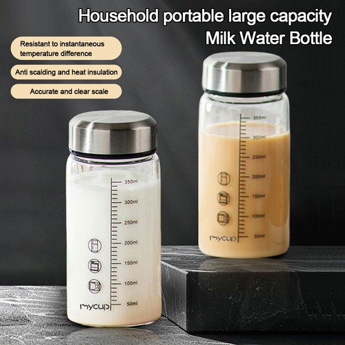 350ml glass milk water bottle - 350ml,