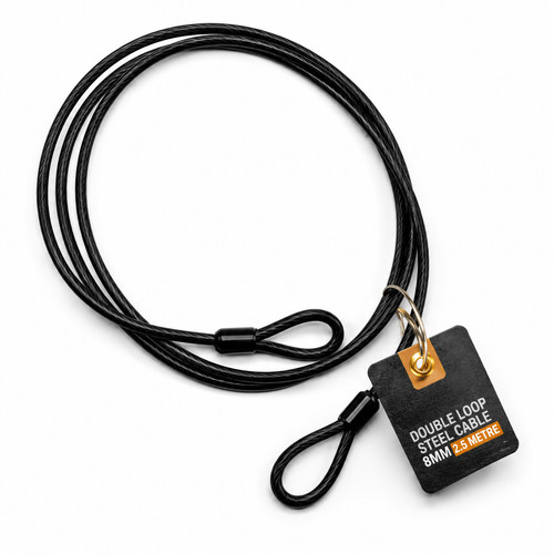 Heavy duty bike lock - heavy, 8mm