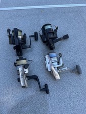 Shimano Aperto 4000 Spinning Reel Set of 4 Used Fishing Reels Line Cap Updated