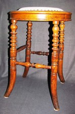 Wilhelminian period stool beech