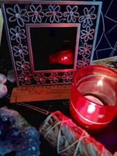 black scrying mirror