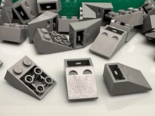 LEGO Slope 2x3, 25° Inverted 2752 From Castle Giant Chess Set 852293, 15 Pieces