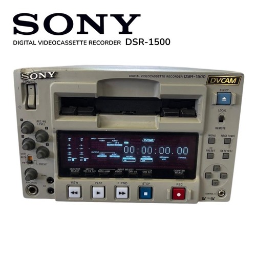 Sony dsr 1500 dvcam - sony, digital