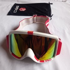 Briko White Ski Goggles With