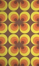 Vintage Retro 70s Big Circle