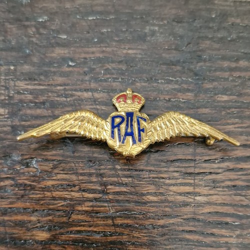 Vintage raf wings badge - vintage,