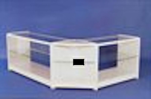 Shaped white glass - l,