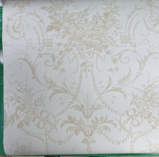 Laura Ashley Tuileries Natural Wallpaper various batches, Free Postage