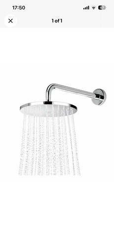 Aqualisa wall mounted 200mm - mounted,