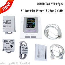 Veterinary NIBP Animal Blood Pressure Monitor Blood Oxygen Spo2 Machine 3 Cuffs