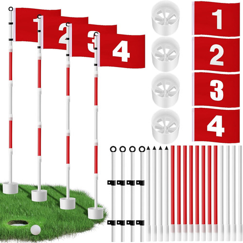 Pack golf flag - flag, stick