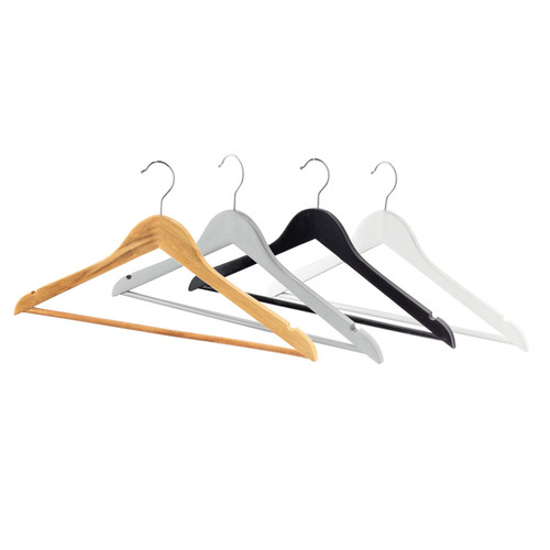 Wooden coat hangers strong - wooden,