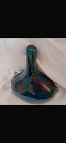 Mdina glass vase - glass,