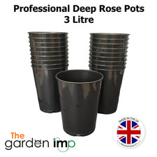 3L Litre Deep Rose Plant Pots