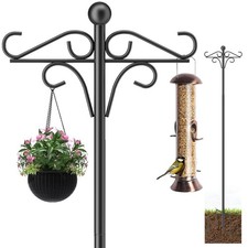 Bird Feeders Station Hanging 193-234cm Bird Feeder Poles Free Standing Feeding