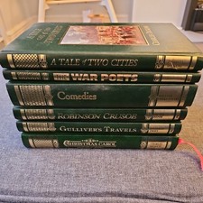 6 x 'The Great Writers Library' books - VGC