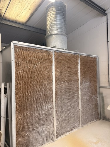 Spray booth extraction fan - booth,