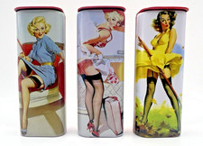 3 Gil Elvgren Girl's Galore Peppermints Metal Tins