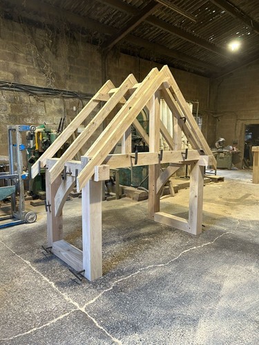 Tenterden oak porch - oak, kit