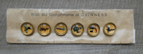 Guinness waistcoat buttons - waistcoat,