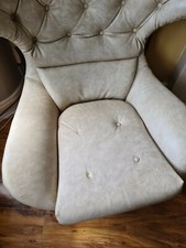 Vintage Wingback Egg Swivel Chair