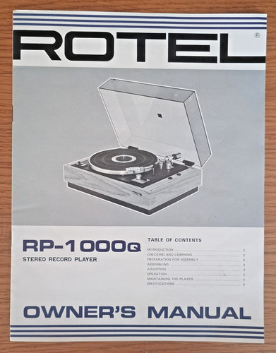 Genuine vintage 1970s rotel - genuine,