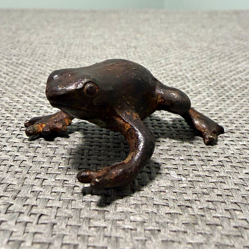 Vintage solid bronze - solid, frog