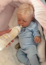 Lifelike Doll " Noah Asleep" Reva schick sleep Reborn Fake Baby Living Realistic